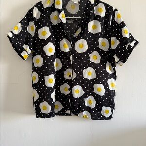 Printed egg pajama set size s